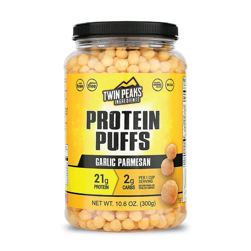 Twin Peaks Protein Puffs - 21G of Protein, Low Carb, Keto Friendly Protein Snacks