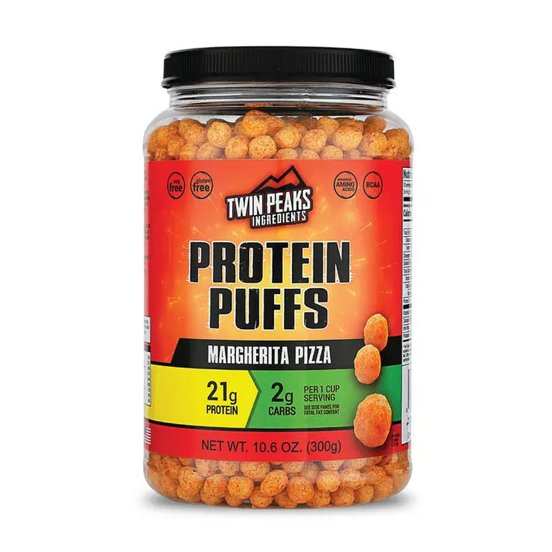 Twin Peaks Protein Puffs - 21G of Protein, Low Carb, Keto Friendly Protein Snacks